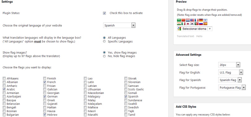 google-language-translator-setting