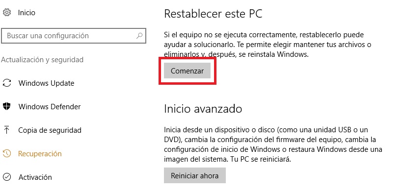 restablecer-windows10